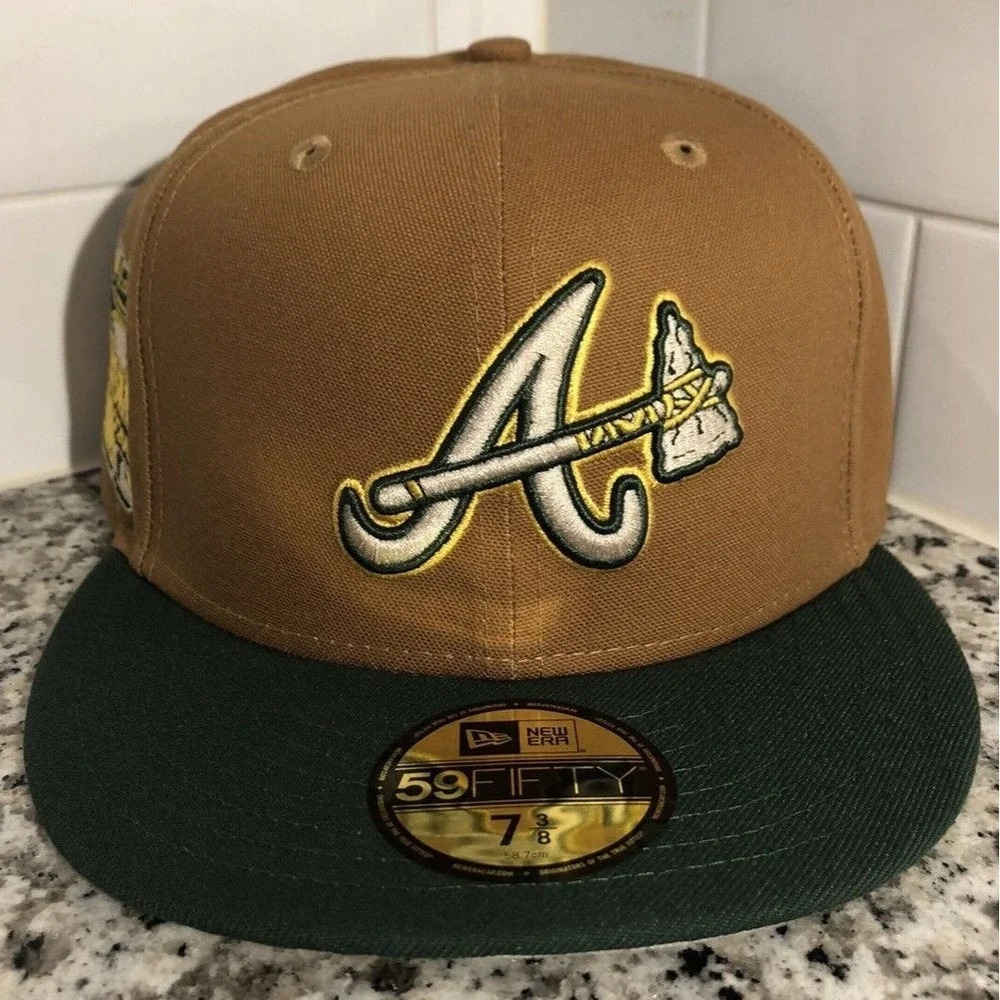Atlanta Braves New Era 59FIFTY 2000 All Star Game Desert Pine Fitted Hat 7 3/8